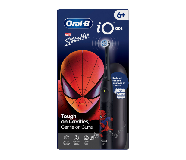 Oral-B Szczoteczka magnetyczna iO Kids Spiderman z etui (6+) - 1519314 - zdjęcie 3